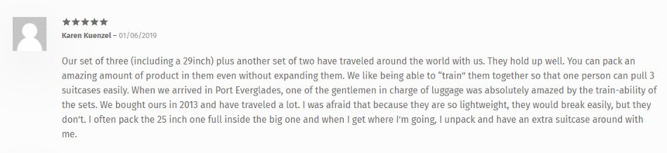 Travelers Choice User Review 1