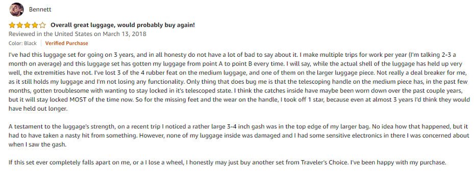 Travelers Choice User Review 4