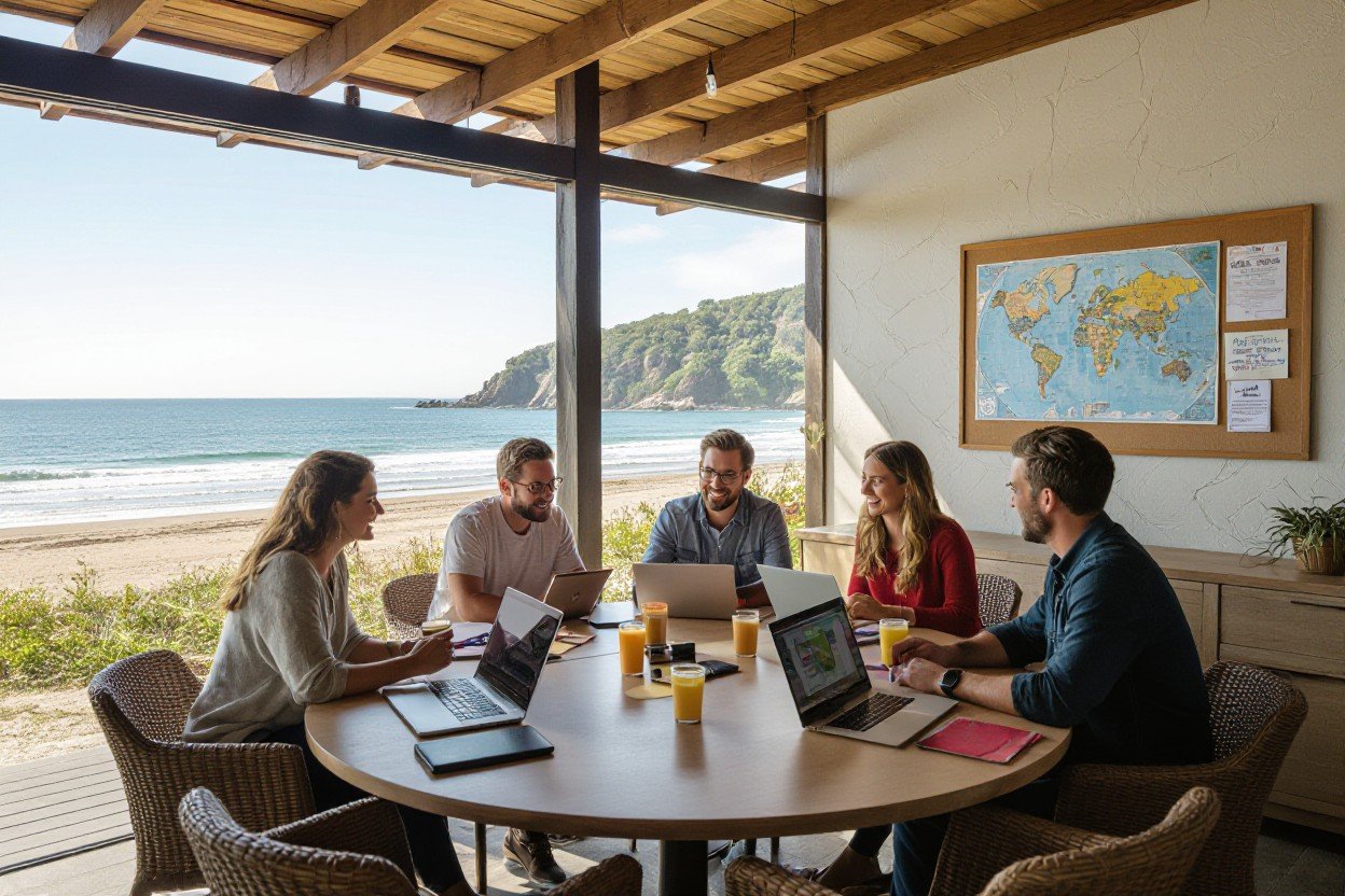 Co-working space for digital nomads