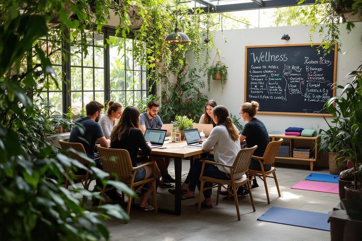 Co-working space for digital nomads
