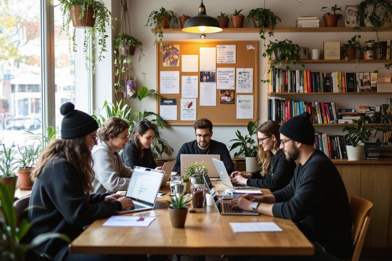 Co-working space for digital nomads