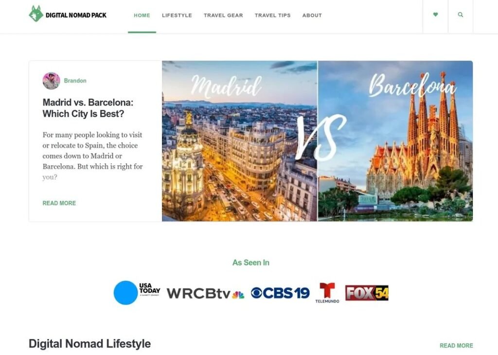 Website snapshot