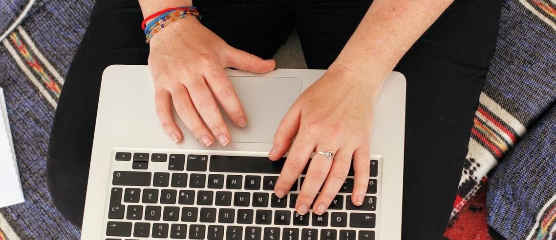 Digital nomad working