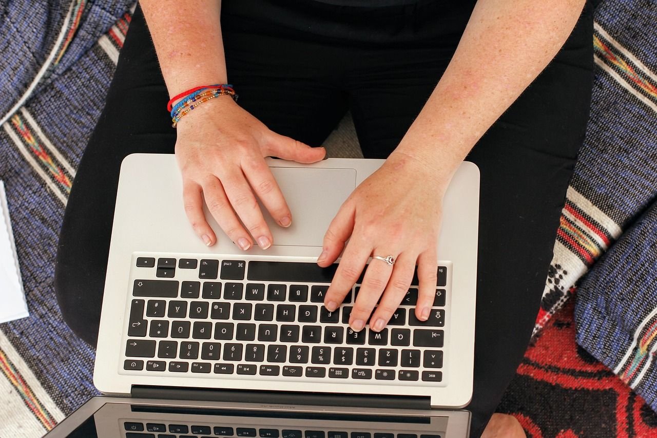 Digital nomad working